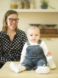 Mom and Baby at Home