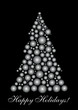 Black&White Christmas tree