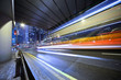 Speeding bus, blurred motion. Speeding bus, blurred motion.
