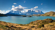 Torres del Paine National Park - Lake Pehoe & Los Cuernos Torres del Paine National Park - Lake Pehoe & Los Cuernos