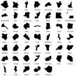 vector maps of 47 African countries.