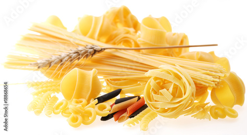 Photo: Back projected (lighted) macaroni (pasta) Back projected (lighted) macaroni (pasta)