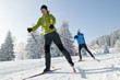 Langlaufen im Winter
