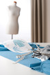 Fashion designer studio with mannequin