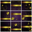Floral frame. Vector illustration
