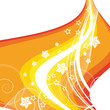 colorful floral vector background