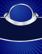 Illustration: Blue & Silver Menu Blue & Silver Menu