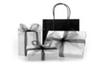 Borsa con pacchetti regalo