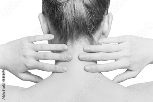 Photo: closeup shot of neck and shoulder closeup shot of neck and shoulder