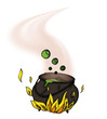 Hexenkessel, Kessel, Suppe, Halloween, Topf, Cauldron