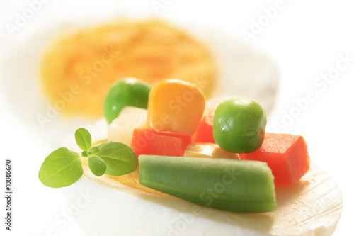 Photo: garnish hard-boiled egg for starters garnish hard-boiled egg for starters