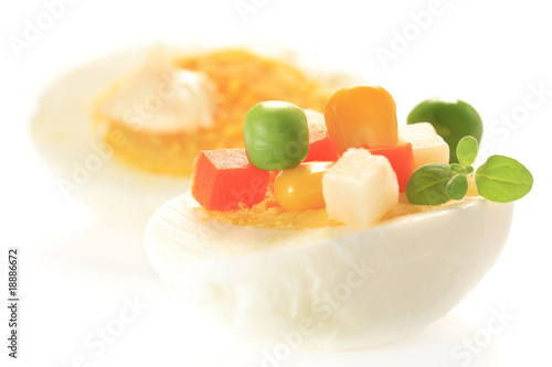 Photo: garnish hard-boiled egg garnish hard-boiled egg
