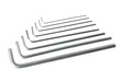 set of allen hex l-keys isolated