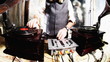 an retired man djs with gramophones.. go grandpa!! an retired man djs with gramophones.. go grandpa!!