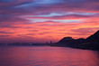 atardecer de rojo