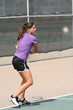 Photo: girl playing tennis girl playing tennis