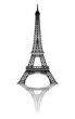 Tour Eiffel (Paris - France - Monument - Vecteur - Reflet) Tour Eiffel (Paris - France - Monument - Vecteur - Reflet)