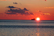 tramonto sul mare