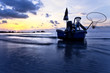 Fishing boat iin sea on sunset. Thailand Fishing boat iin sea on sunset. Thailand