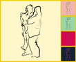 Live Jazz & Blues on post it note Live Jazz & Blues on post it note