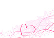 artistic pink heart