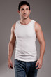Male model half length shot Male model half length shot