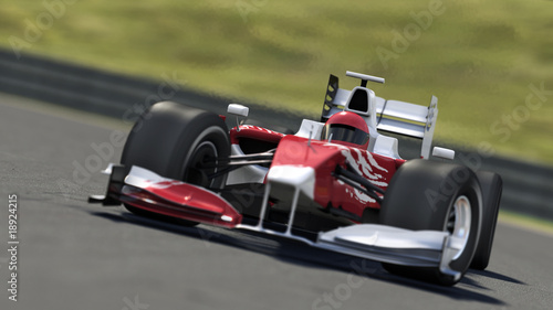 Illustration: formula one race car formula one race car