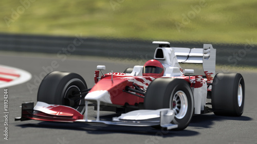 Illustration: formula one race car formula one race car