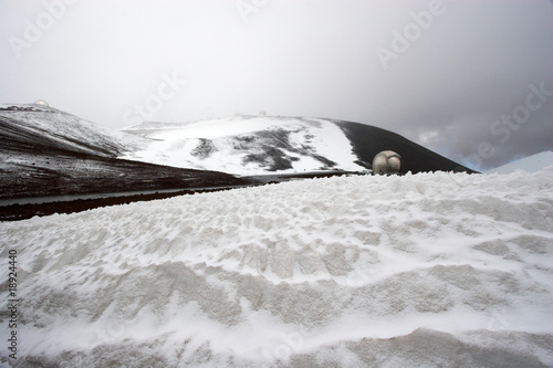 Photo: Observatories and snow Observatories and snow