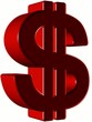 Rotating US Dollar symbol