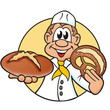 Bäcker Brot und Brezel Bäcker Brot und Brezel