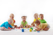 Babies painting