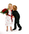 Kids with Roses
