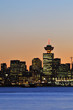 Downtown Vancouver night scene