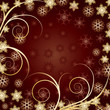 Beautiful Gold Christmas background