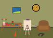 artist draws