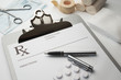 Online rx prescription concept pills