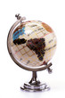 Globe on white background