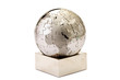 Jigsaw globe puzzle on white