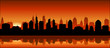Wide Urban Cityscape (Sunrise)