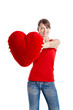 Valentine woman