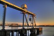 Wintersonne am Industriehafen Wintersonne am Industriehafen
