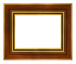 Classic wood gold frame