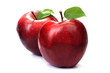 Fresh apples on white Fresh apples on white