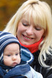 Mother and son outdoor Mother and son outdoor
