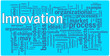 Innovation word cloud illustration