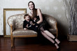 happy mother & son