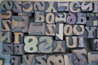 Wooden Letters and Numbers