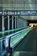 Airport escalator