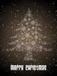 olive green background with xmas tree olive green background with xmas tree